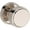 Lifetime Polished Nickel, variant on Baldwin Hd.Vas.Rrr Vashon Non-Turning One-Sided Dummy Door Knob - Black