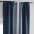 thumbnail image 4 of Half Price Drapes Parallel Blue Room Darkening Curtains for Bedroom (1 Panel), 50W X 96L, 4 of 10