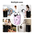 thumbnail image 5 of DouZhe 50L Rectangular Laundry Basket, Bohemian Color Plant Prints Waterproof Foldable Laundry Hamper with Aluminum Handles, 5 of 6