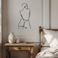 thumbnail image 4 of Violaura Figure Metal Wall Art - Easy to Install Hanging Perfect for Home, Living Room Decor (24.0" x 12.0"), 4 of 8