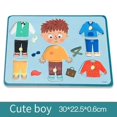 thumbnail image 5 of Juego de rompecabezas de aprendizaje educativo Montessori, juguete para disfrazarse, juguete educativo de aprendizaje temprano, juego de simulación para niñas, 5 of 5