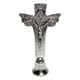 thumbnail image 1 of Estatua de cruz con base de campana, escultura artesanal, colección de metal, figura decorativa de escritorio, adorno cruzado para decoración de estud, 1 of 9