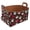 Multicolor 4, variant on Vintage Skulls Storage Basket Collapsible Storage Bin, PU Foldable Basket Convenient Box Storage Organizer with Handles for Shelves Office Bedroom Closet Nursery Toys Laundry