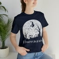 thumbnail image 2 of Witch TShirt, I Identify As A Witch TShirt, Flying Witch TShirt, 2 of 2