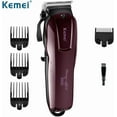 thumbnail image 4 of Men's Complete Hair Cutting Kit Rechargeable Electric Precision Trimmer Kit Cord/Cordless Grooming Kit Hair Styling Shears Secure Fit Guide Combs Haircut Kit, 4 of 6