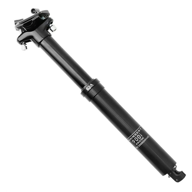 Tija de sillín Tija de sillín de bicicleta de montaña de 30,9 mm / 31,6 mm con altura ajustable Tija Meterk Tija de sillín