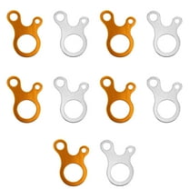 Raindrops 10pcs Rope Adjuster Tensioners For Tent Lines Guyline Tensioner Rope Adjuster Wind Cord Buckle For Camping Hiking Backpacking Picnic