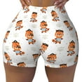 thumbnail image 2 of Honeii Cute Little Pirate Red Panda Print Women's Workout Shorts, Gym Shorts for Active Wear, Sports Shorts,Women's Running Shorts,Quick Dry Athletic Shorts-Medium, 2 of 8