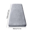 thumbnail image 3 of Extra Large Bath Mat, Non- Bathroom Rug with Latex Backing, Quick Dry Soft Shaggy Coral Fleece Carpet, Machine Washable Absorbent Floor Mat for Shower, Tub, and Sink Area, 47 Inch, 3 of 8