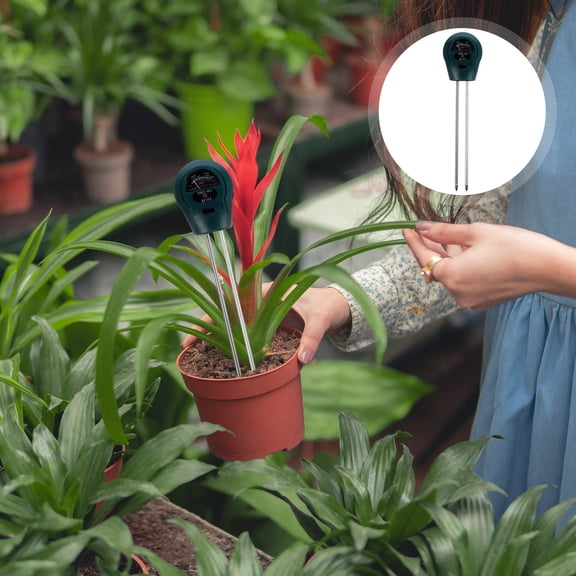 HEMOTON  Soil Detector Garden Tester Moisture Meter Humidity Hygrometer Green