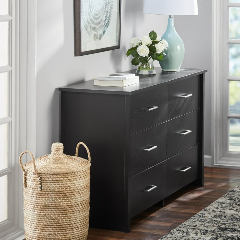 mainstays black dresser Sikaic 7 Drawer Tall Dresser, Vertical Storage Chest of Drawers for Bedroom, Modern Furniture, Black main image 0