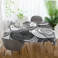 thumbnail image 3 of Yayeee Tablecloths 60" x 60" Rectangle Wrinkle Resistant Party Table Cover, Black Roses, 3 of 8