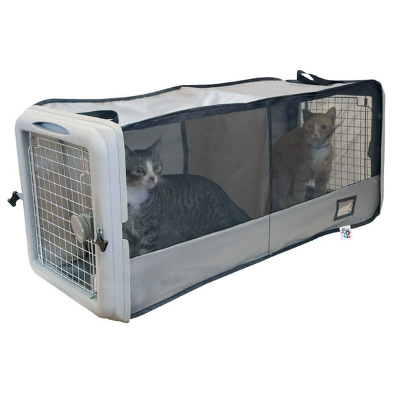 Open Box Sport Pet Car Seat Pet Crate with divider