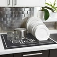 thumbnail image 3 of 12x20in Absorbent Coffee Bar Mat: Coffee Cup Pattern for Countertops – Fits Under Coffee Maker Espresso Machine – Elegant Kitchen Counter & Dining Room Decoration, 3 of 6