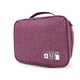 thumbnail image 1 of Bolsa de viaje para accesorios, bolso portátil para almacenamiento de suministros digitales y cables USB, cargador, organizador de gadgets, kit de cosméticos, con cremallera, 1 of 4