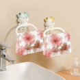 thumbnail image 6 of 6PCS Dish Towels and Dish Cloths Reuseable Dishcloths Sets for Washing Dishes, Cooking, Baking Size 11" x 11" Pink and Brown Tie-dye Flowers, 6 of 9