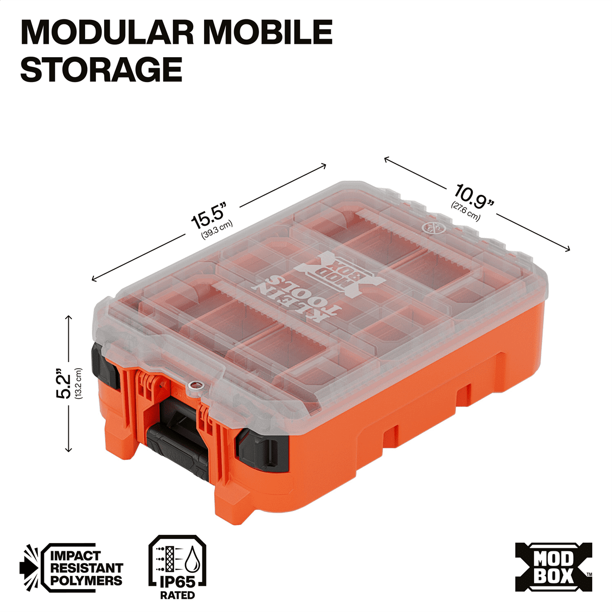 Klein Tools MODbox Component Box, Half Width
