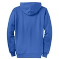 thumbnail image 6 of Port & Company   Core Fleece Full Zip Hooded Sweatshirt-XL (Royal), 6 of 6