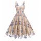 thumbnail image 1 of Vestido Sexy para las Mujeres Retro Bordado Impresión Camisola Estilo de Cintura Alta, Poliéster Ligero para Uso Versátil Diario Y de Fiesta, 1 of 1