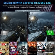 Kinupte Mini Gaming PC, Intel i9-12900F, 64GB RAM, 1TB PCIe SSD, GeForce RTX 3060, Windows 11 Pro