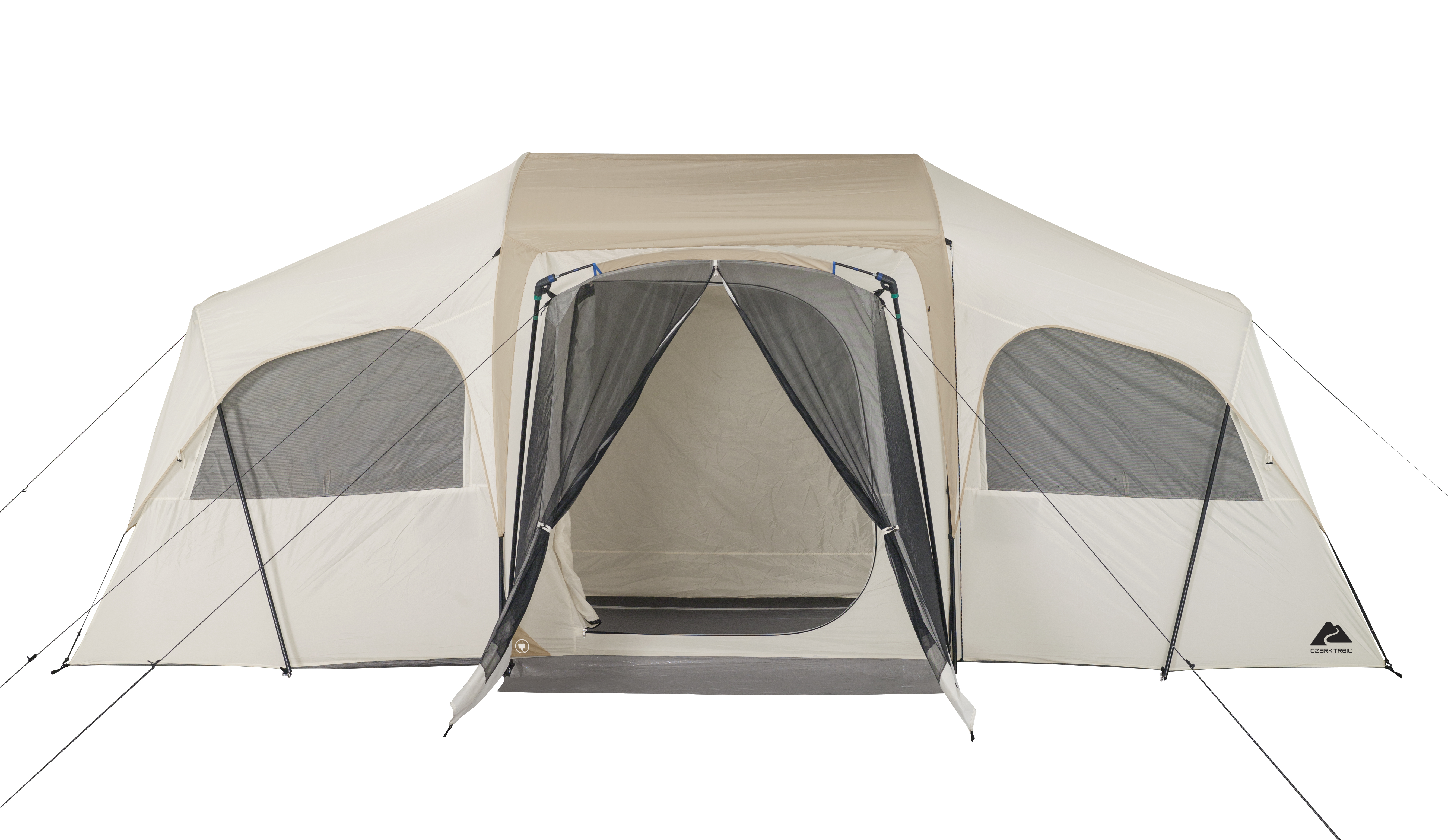 Carpa de Glamping para 12 Personas, 19' x 18' x 84", Espacioso Refugio para Camping Familiar 6
