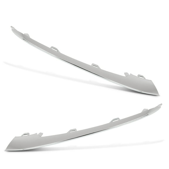 Front Bumper Lip Trim Chrome Molding Left Right Fit for Mercedes W222 S450/560 2018-2020