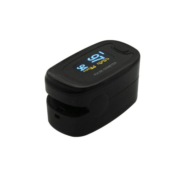 Black OLED oximeter Pulse blood oxygen meter