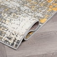 thumbnail image 6 of World Rug Gallery Perugia Modern Abstract Area Rug - Yellow 5'x7', 6 of 10