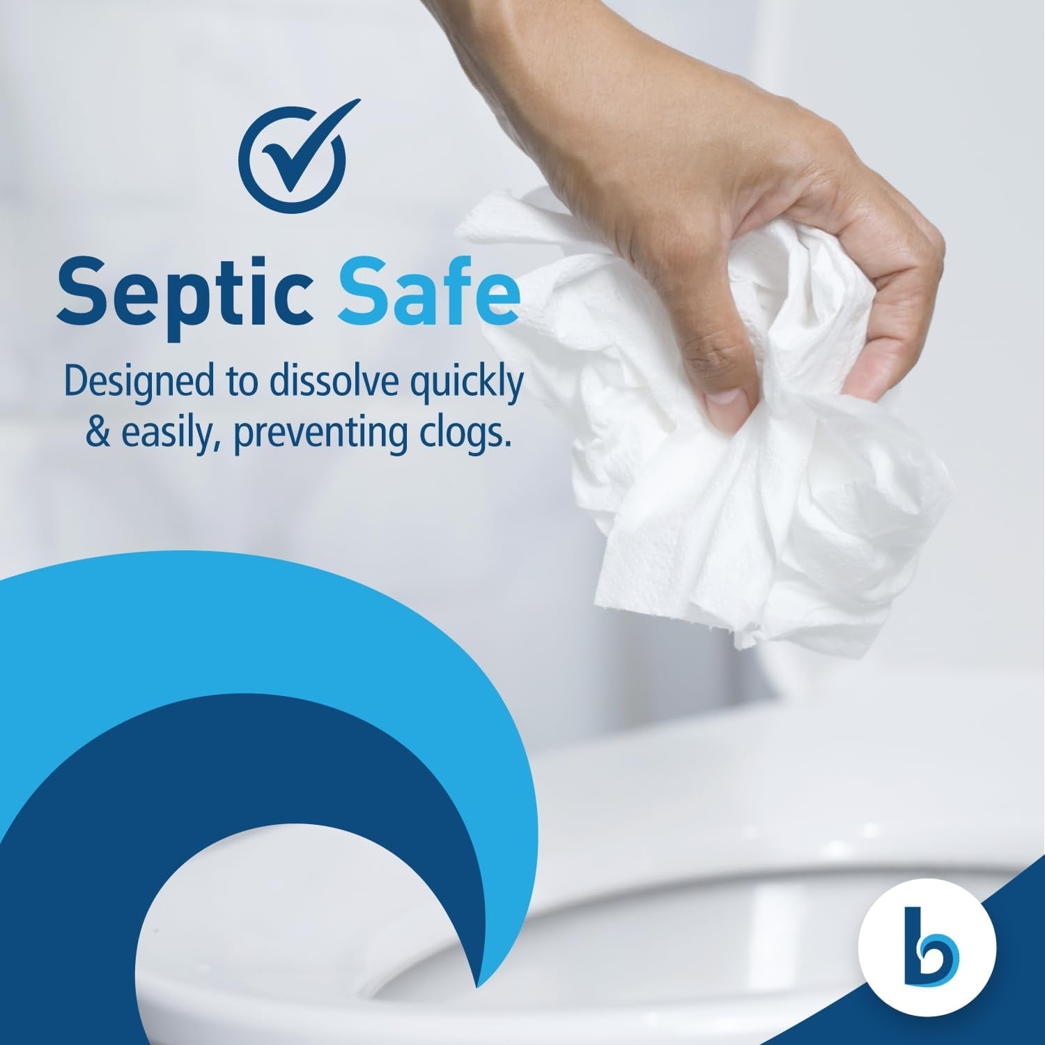 Party 2-Ply Bathroom Toilet Paper Tissue, Septic Safe, 500 Sheets/Roll, Bulk Quantity 96 Rolls/Carton, 4" x 3", White