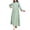 Green, variant on Elegant Muslim Abaya Dress With Sequin Embroidery Long Sleeve Maxi Gown For Evening Party And Formal Occasions Women's Straight-cut Chinese-style Dress Green S