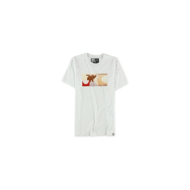 Camiseta gráfica para hombre Vans Jahmal Williams OTW Gallery color blanco extragrande
