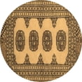 thumbnail image 1 of Ahgly Company Indoor Round Southwestern Brown Country Area Rugs, 6' Round, 1 of 4