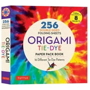 Origami Tie-Dye Patterns Paper Pack Book: 256 Double-Sided Folding Sheets (Includes Instructions for 8 Models), (Paperback)