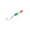 A002- Multicolor, variant on Fishing Lures and Bait Fishing Lures for Freshwater 0.18 Oz Hard Bait Metal Bait Single Hook Freshwater Fishing Lures Jig Heads for Fishing for Trout Bass Panfish White 1 Pack