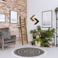 thumbnail image 5 of Ekena Millwork 15"W x 72"H x 3 1/2"D Vintage Farmhouse 5 Rung Ladder, Barnwood Decor Collection, Driftwood Blue, 5 of 14