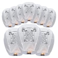 thumbnail image 1 of Wishing Lantern 20 Pcs Red Chinese Paper Lanterns with Wishes Writing for Birthday Wedding Party Decorations Rkxzt, 1 of 4