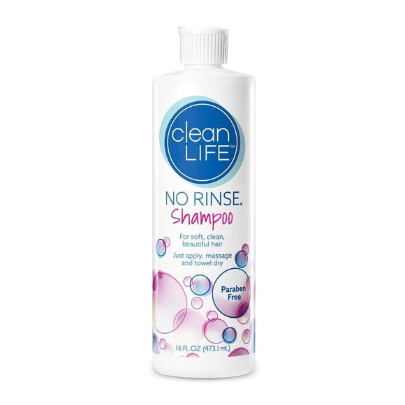 Champú sin enjuague 16 fl oz - Deja el cabello fresco, limpio y sin olor Fórmula sin enjuague