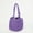 Cotton Thread Peach Purple, variant on Retro Single Shoulder Cotton Thread Woven Bag, New Crochet Woven Handbag, Beach Vacation Beach Bag
