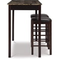 thumbnail image 2 of Riverbay Furniture 3 Piece Dining Set in Espresso, 2 of 6