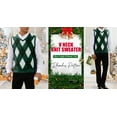 thumbnail image 5 of Langwyqu Sleeveless V-Neck Argyle Print Men Knit Vest Pullover, 5 of 5
