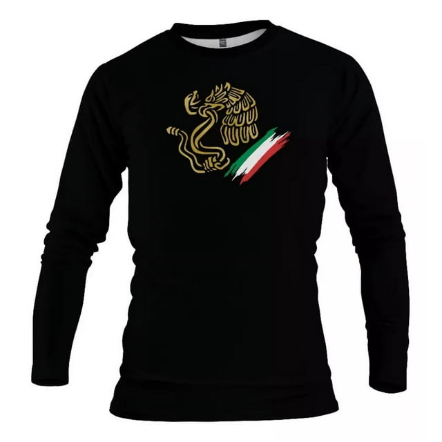 Playera Hombre Escudo De México Oro Águila Dia Del Grito