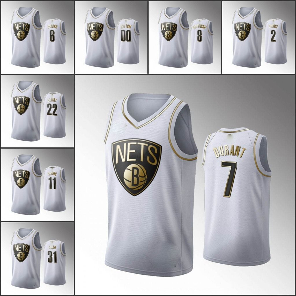 Brooklyn Nets City Edition Jersey for Kids Kyrie Irving Kevin