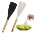 thumbnail image 3 of ZenCart Silicone Cooking Spoons Food-Grade Kitchen Spatula Heat Resistant Non-Stick Spatula Spoon for Stirring And Serving, 3 of 8
