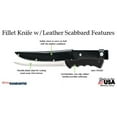thumbnail image 3 of Rada Cutlery Fillet Knife ? Stainless Steel Blade with Leather Scabbard and Rubber Handle, 12-1/4 Inch, 3 of 5
