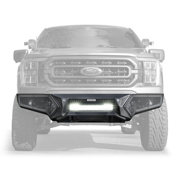 Go Rhino 343981T Element Front Bumper with Power Actuated Hide-Away Light Bar Mount For Ford 21-24 F-150, Ford 21-24 F-150, Ford 21-24 F-150