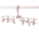 thumbnail image 5 of Toystoory Tendedero plegable de 12 clips, ropa interior plegable multifuncional, pinzas para calcetines, pinzas de plástico para ropa, colgador caqui 2piezas, 5 of 6
