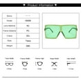 thumbnail image 2 of Vintage Big Sunglasses Women Mens Sun Glasses Female Eyewear， Sunglasses 14400, 2 of 8
