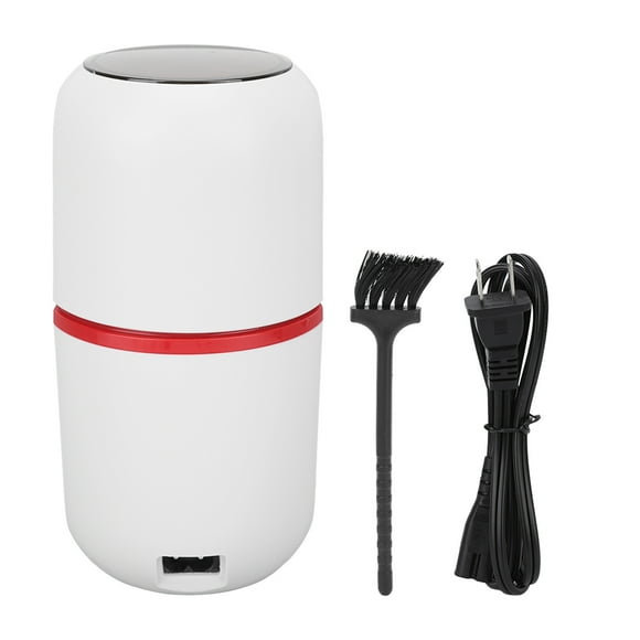 Electric Pill Crusher Grinder Stainless Steel Small Fine Powder Electronic Pulverizer for Home White US Plug 110V