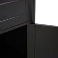 thumbnail image 3 of GDF Studio Sandhurst Modern Bathroom Storage Cabinet, Black, 3 of 13