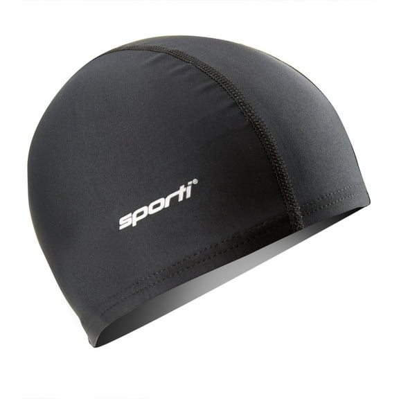 Sporti Kids Quick-Drying Swim Cap, Chlorine-Resistant Polyester Spandex, Snug-Fit, Youth Sizes